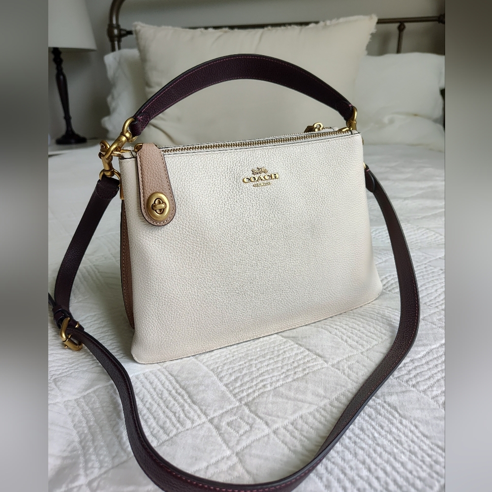 Coach Double Zip Colorblock Bag